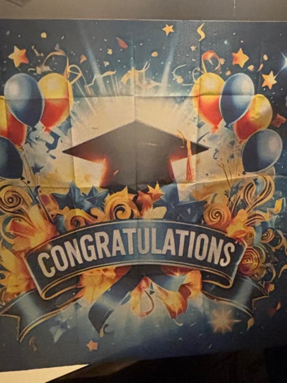 Graduation Banner "Congratulations" - Picture 2 of 4